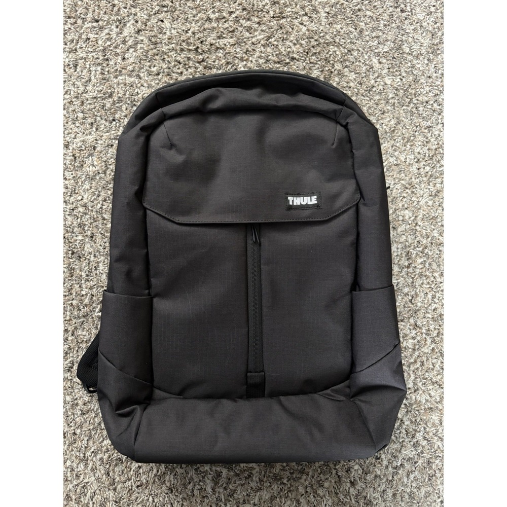 Thule Lithos 20L Canvas Backpack Black | Laptop Compartment | Travel Ready